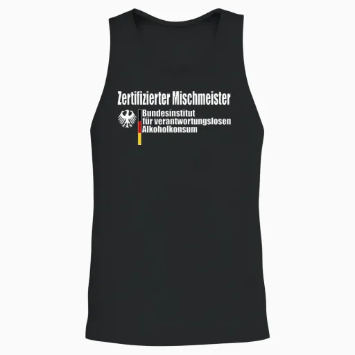 Certified Mischmeister Unisex Tank Top - Black