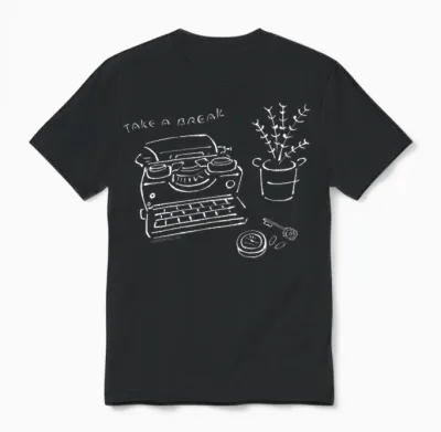 Resident Evil Line Art (a) T-Shirt, Black Unisex T-Shirt - Black