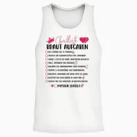 Checkliste Der Jga Braut Für Den Junggesellinnenabschied Unisex Tank Top in White - 2