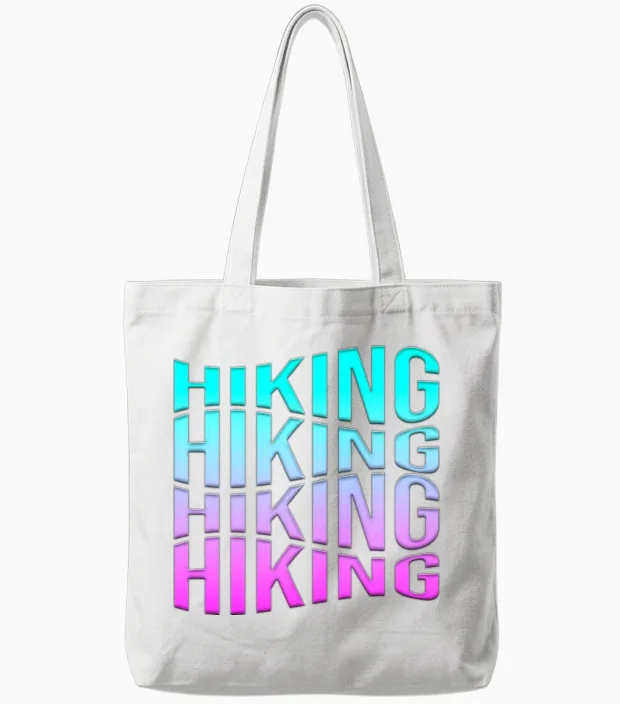 Hiking & Outdoors Tote Bags in White
