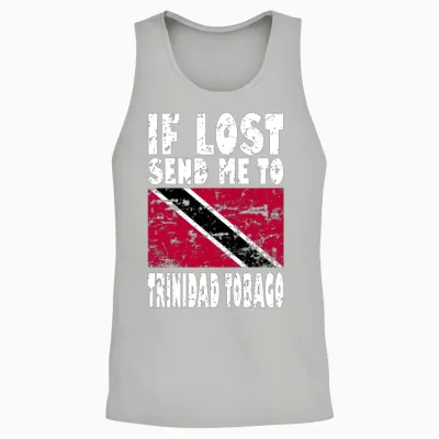 Trinidad Tobago Flag Saying Unisex Tank Top - Ash