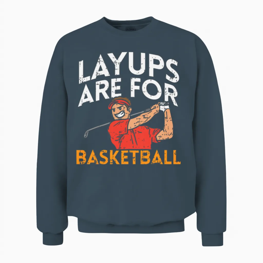 Funny Golf Gifts Unisex Sweatshirt in Dark Heather