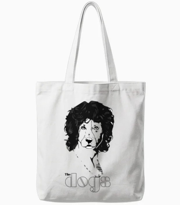 Jim Doggison - the Dogs Dog Lovers Gift Tote Bags in White