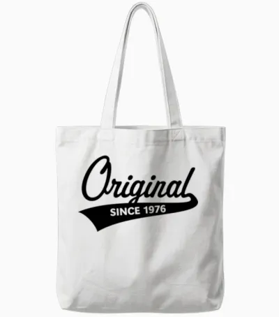 Original Since 1976 (year of Birth, Birthday / B) Tote Bags - White
