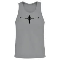 Rowing Unisex Tank Top - Sport Grey – 2