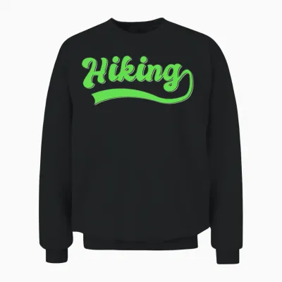 Hiking Unisex Sweatshirt - Black