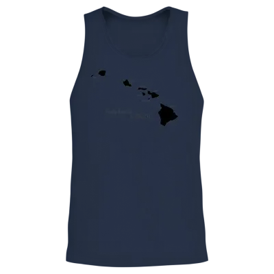 The Big Island of Hawaii Unisex Tank Top - Navy