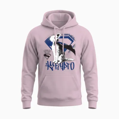 Supergirl 2026 Krypto Graffiti Unisex Hoodie - Light Pink