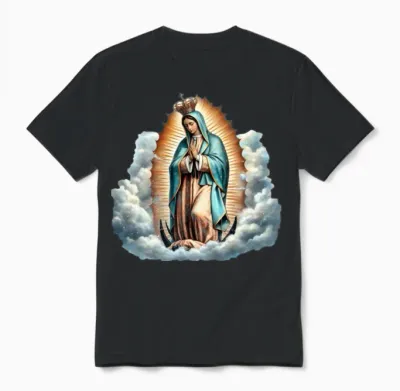 Most Searched Our Lady of Guadalupe Unisex T-Shirt - Black