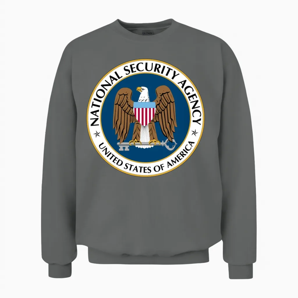 National Security Agency Logo Unisex Sweatshirt in Graphite Heather
