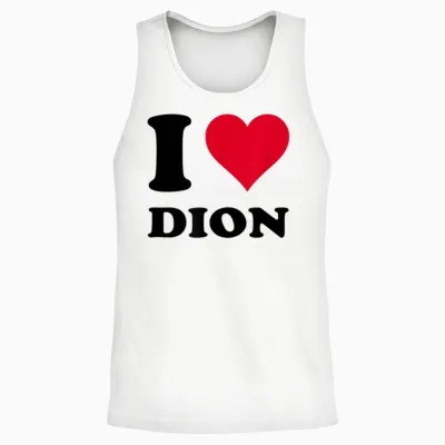 J'aime Dion Unisex Tank Top - White