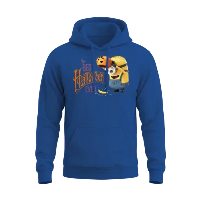 Minions Dave Best Halloween Ever Unisex Hoodie - Royal