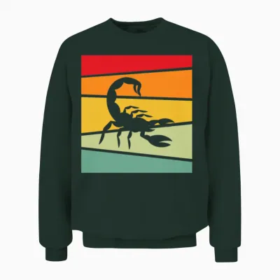 Scorpion Retro Unisex Sweatshirt - Forest