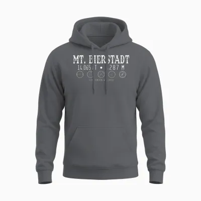 Mount Bierstadt Colorado Unisex Hoodie - Charcoal