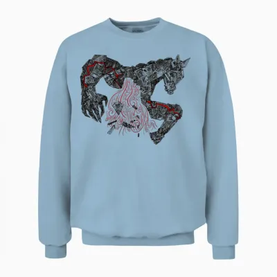 Dead Horse Unisex Sweatshirt - Light Blue