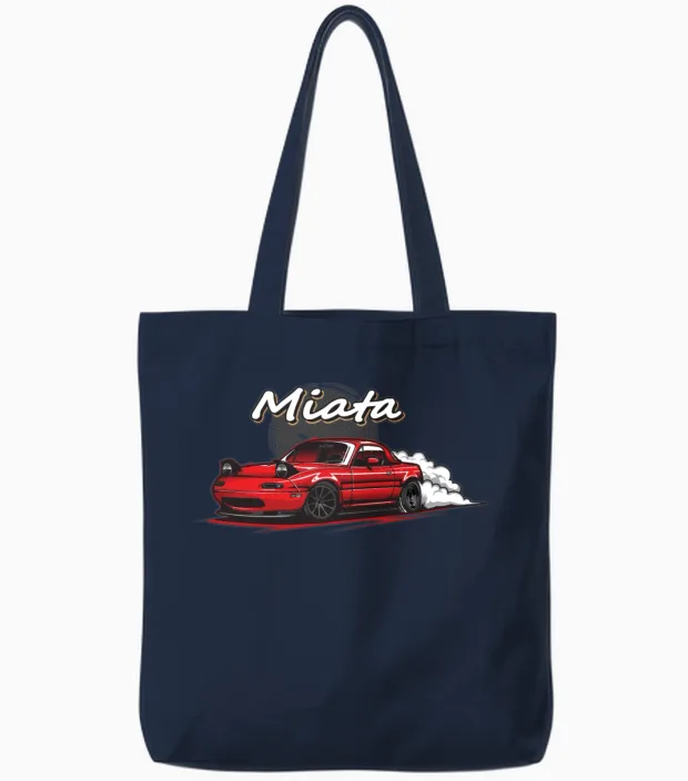 Mazda Mx5 Miata Tote Bags in Navy