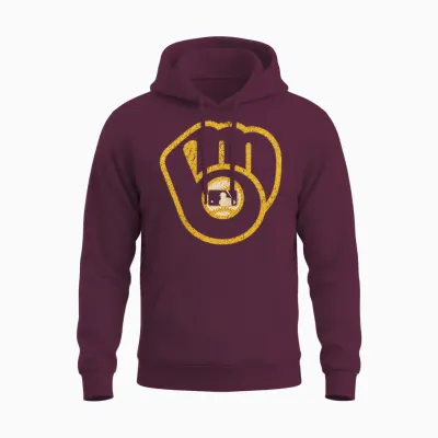 Vintage Brewers Retro Classic Gifts for Men Women Unisex Hoodie - Maroon