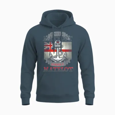 Matelot Un Jour, Matelot Toujours Unisex Hoodie - Dark Heather