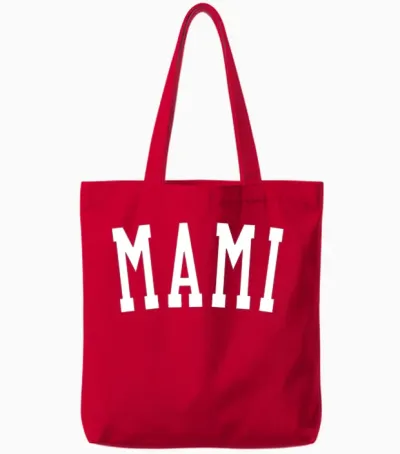 Mami Tote Bags - Red