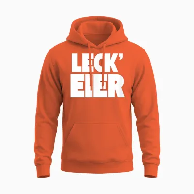 Leck Eier – Lustiger Spruch Humor Statement Unisex Hoodie - Orange