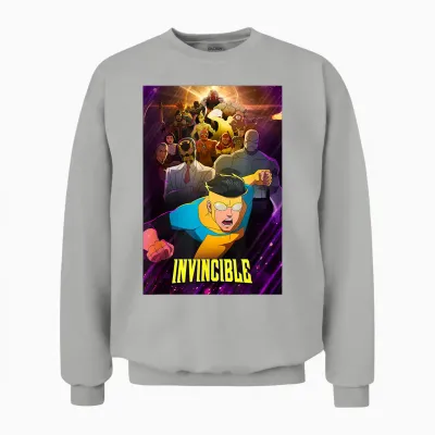 Invincible Guardians of the Globe vs Machine Head Unisex Sweatshirt - Ash