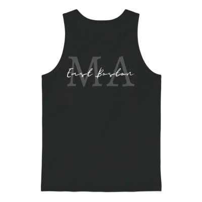 East Boston Massachusetts Ma Vacation Unisex Tank Top - Black