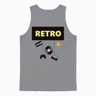 Retro Unisex Tank Top - Sport Grey