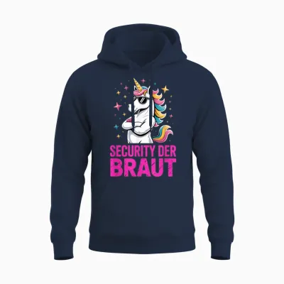 Security Der Braut Junggesellenabschied Jga Unisex Hoodie - Navy