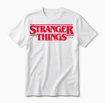 Christmas Lights Stranger Things Unisex T-Shirt - White