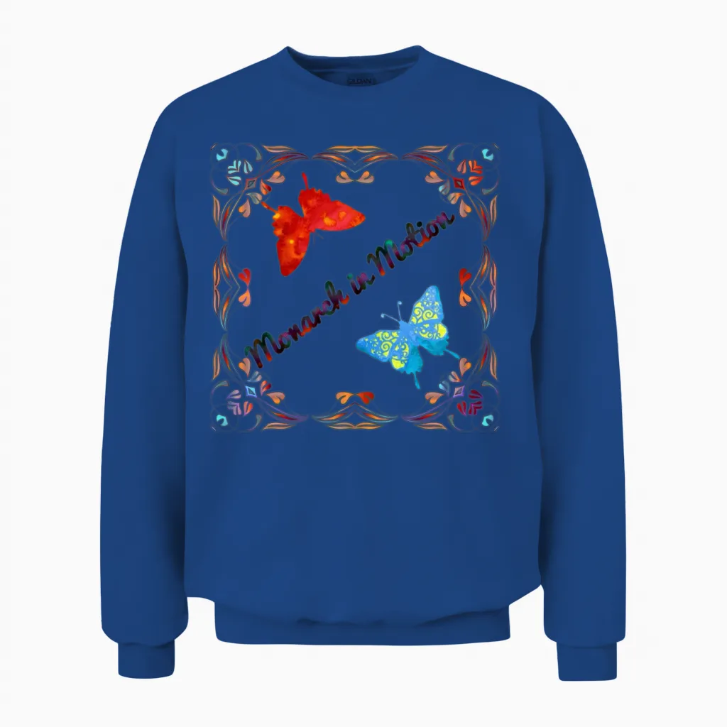 Butterfly Unisex Sweatshirt in Royal