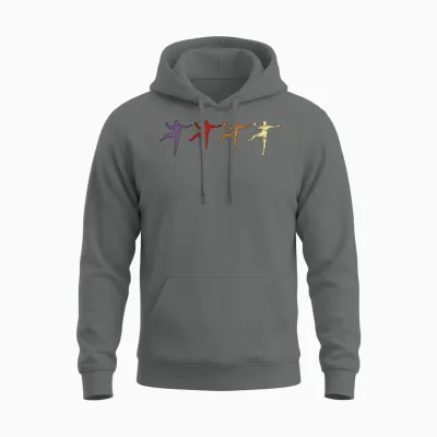 Handball Retro Unisex Hoodie - Graphite Heather