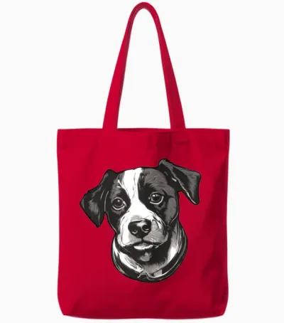 Dog Owners Tote Bags - Red