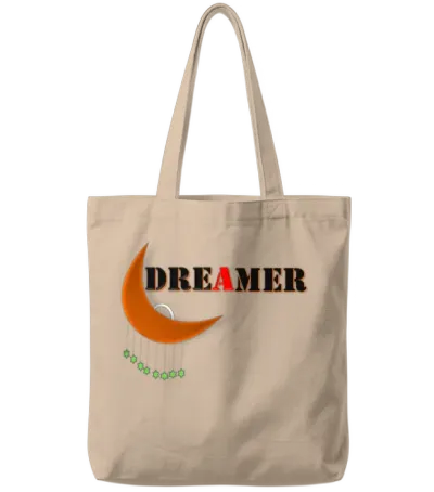 Dreamer New Men’s Fitted Poly/cotton Tote Bags - Natural