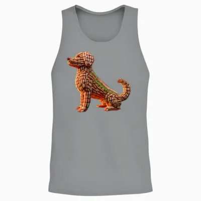 Dog Unisex Tank Top - Sport Grey