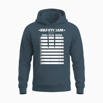 Bräutigam Polterer Junggesellenabschied Männer Aufgaben Fun Unisex Hoodie - Dark Heather