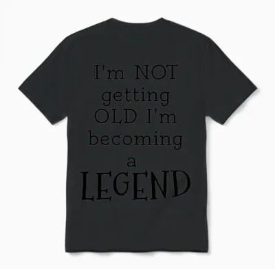 Legend Unisex T-Shirt - Black