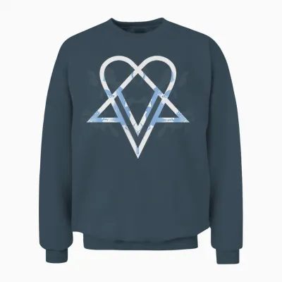 Ville Valo Heart Full of Ghosts Unisex Sweatshirt - Dark Heather