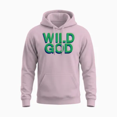 Nick Cave and the Bad Seeds - Green Wild God Unisex Hoodie - Light Pink