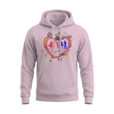 The True Meaning of Music Unisex Hoodie - Light Pink