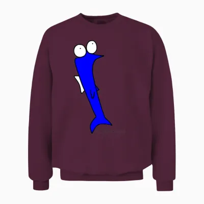 Roach - Piscis Rutilus Unisex Sweatshirt - Maroon
