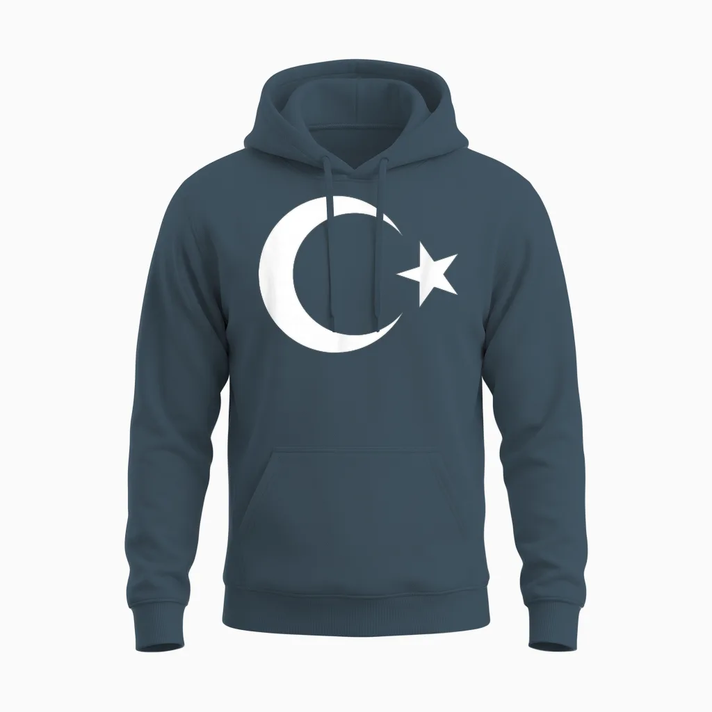 Turkey T-Shirt, Red, S Unisex Hoodie in Dark Heather