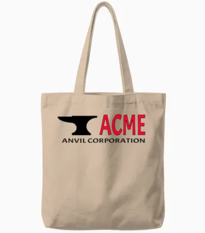 Acme Anvil Corporation Tote Bags - Natural