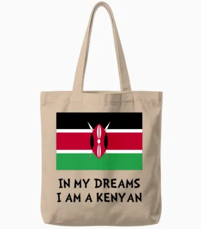 Dream Kenyan Run Runner Funny Tote Bags - Natural