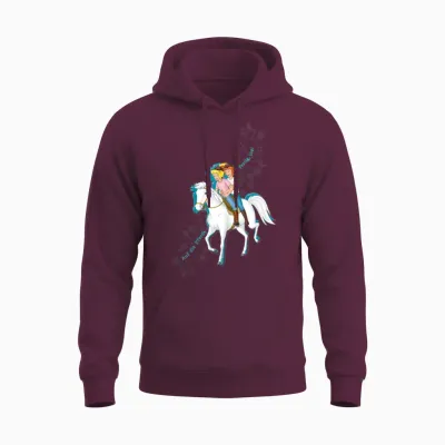Bibi and Tina on the Horses, Ready, Go! Unisex Hoodie - Maroon