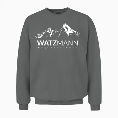Bergsteiger Berg Watzmann in Berchtesgaden Am Königssee Unisex Sweatshirt - Graphite Heather