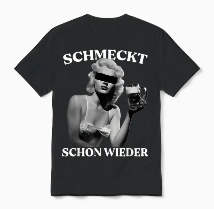 Schmeckt Schon Wieder Unisex T-Shirt in Black