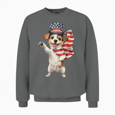 Dog Unisex Sweatshirt - Graphite Heather