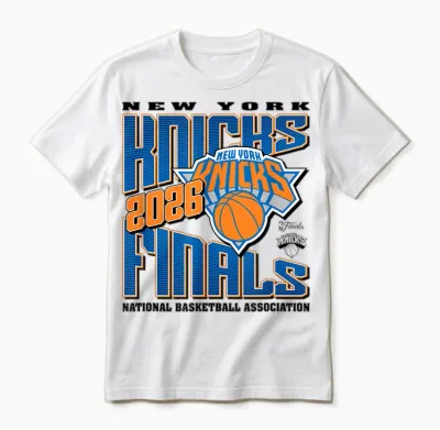 Nba 2026 Finals New York Knicks Let's Go Unisex T-Shirt - White