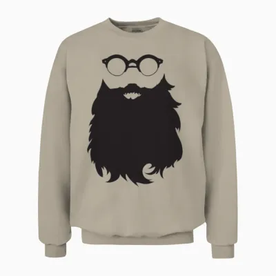 Beard Unisex Sweatshirt - Sand
