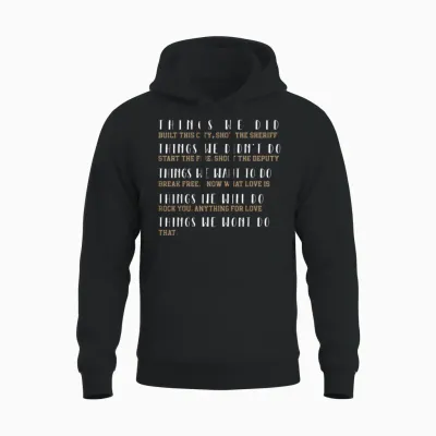 What We Did Built This City: the Sheriff Started Unisex Hoodie - Black